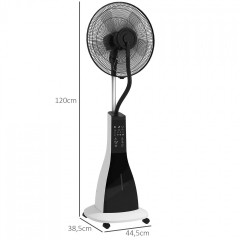 Vodní ventilátor 90W 120 cm | černý č.3