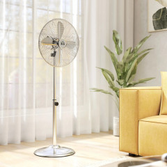 Výškově nastavitelný ventilátor 120 cm | stříbrný č.3