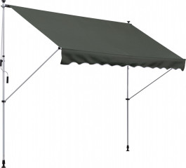 Teleskopická markýza 300 x 150 cm | šedá č.1