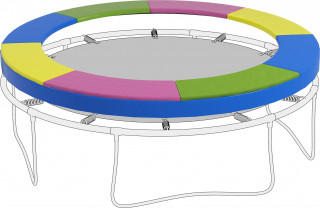Kryt na okraje trampolíny, průměr 305 cm | vícebarevný č.1