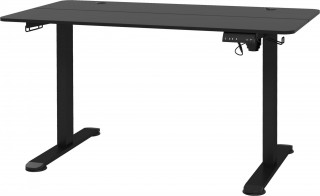 Výškově nastavitelný stůl, 140 x 70 x 72-116 cm | černý č.1