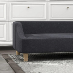 Pohovka pro psy 95x63x39 cm | tmavě šedá č.3