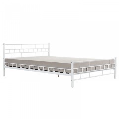 Kovová postel Malta 140 x 200 cm | bílá č.2