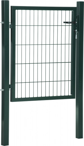 Ocelová zahradní branka, 97 x 150 cm | zelená č.3