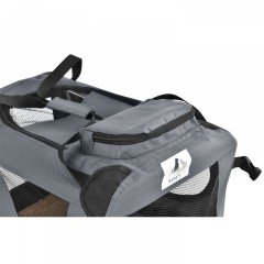 Přepravní box pro psy Lassie 60 x 42 x 44 cm | šedý č.3