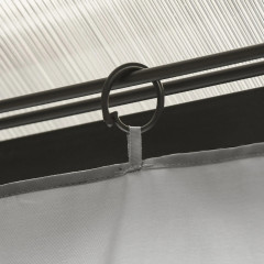 4 bočnice pro altán 3x3 m 302x205 cm | světle šedé č.2