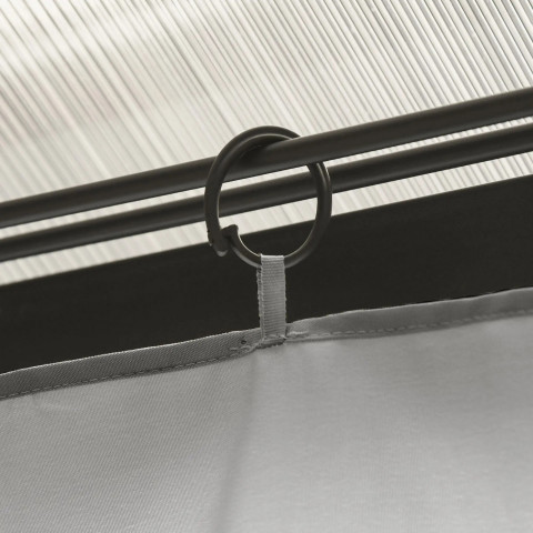 4 bočnice pro altán 3x3 m 302x205 cm | světle šedé č.2