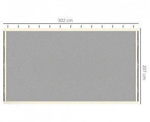 Moskytiéra pro altány 3x3 m | černá č.2