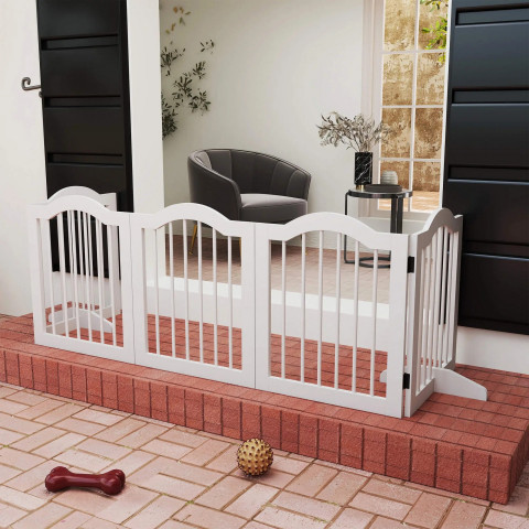 Bezpečnostní zábrana do dveří 254,5x61 cm | bílá č.2