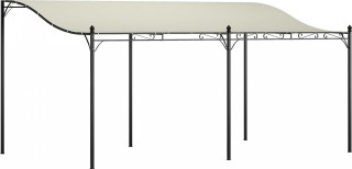Volně stojící pergola, 3 x 5 x 2,5 m | krémově bílá č.1