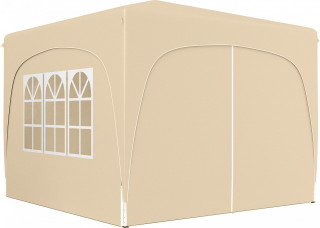 Zahradní skládací párty stan, 3 x 3 m | pískový č.1