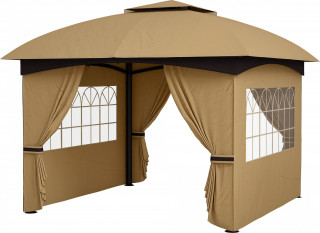 Zahradní párty stan, 3,4 x 3,4 m | béžový č.1
