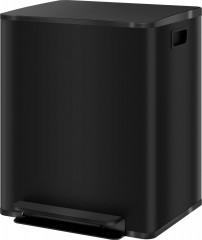 Odpadkový koš 2x25L 47,7x37,5x55cm | černý č.1