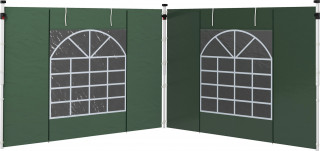 Sada 2 bočních panelů pro altán 3 x 3 a 3 x 6 m | zelené č.1