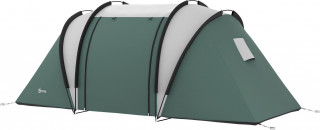Kempinkový stan pro 4-5 osob, 450 x 220 x 180 | tmavě zelený č.1