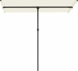 Otočný slunečník 150 x 205 x 120-215 cm | béžový č.1