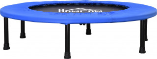 Fitness trampolína 91x22,5 cm | černá+modrá č.1