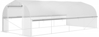 Fóliovník s pozinkovaným rámem 6 x 3 x 2 m | bílý č.1