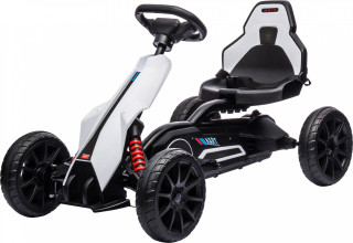 Dětská elektrická motokára | bílá č.1
