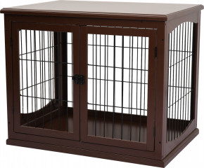 Prostorná bouda pro psa 58,5 x 81 x 66 cm | hnědá č.1