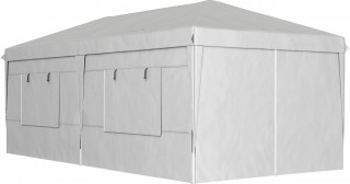 Skládací párty stan, 3 x 6 m | světle šedý č.1