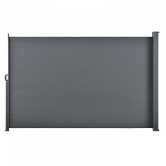 Venkovní boční markýza na zastínění terasy 160 x 300 cm | tmavě šedá č.3