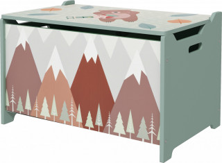 Truhla na hračky s dětským designem, 60 x 37 x39 cm | vícebarevná č.1