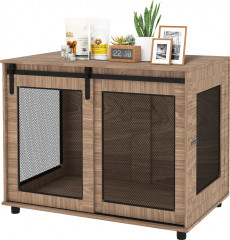 Box pro velké psy, 98 x 60 x 78 cm | barva ořech č.1