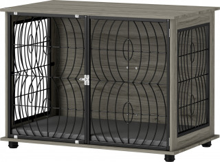 Box pro velké psy, 100 x 60 x 73,5 cm | šedý č.1