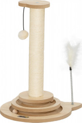 Sisalové škrabadlo pro kočky, 49 cm | dub č.1