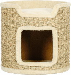 Sisalové škrabadlo pro kočky, 37 cm | khaki č.1