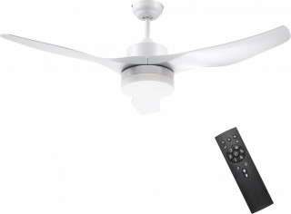 Stropní ventilátor s LED osvětlením, 6 rychlostí | bílý č.1