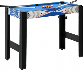 Multiherní stůl 5 v 1, 91 x 45,5 x 76 cm | modrý + černý č.1