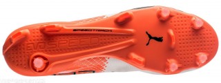 Kopačky Puma evoSPEED SL-S II FG 10380701 | Black - Whitte - Red | velikost 42,5 (US 9,5 / UK 8,5) č.3