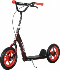 Dětská koloběžka se stojánkem | červená č.1