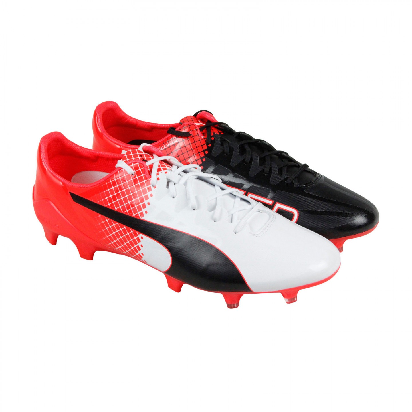 Puma Kopačky Puma evoSPEED SL-S II FG 10380701 | Black - Whitte - Red | velikost 44 (US 10,5 / UK 9,5)