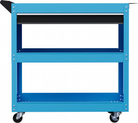 Dílenský vozík na nářadí se 3 úrovněmi, 82 x 35 x 76 cm | modrý č.1