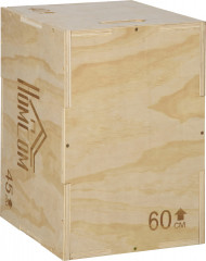 Dřevěný plyo-Box 3 v 1, 40/45/60 cm | přírodní č.1
