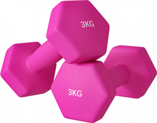 Sada 2 činek, 2x3 kg | růžové
