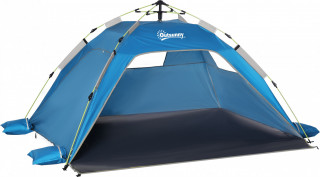 Plážový stan pro 1-2 osoby s ochranou proti slunci | modrý č.1