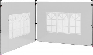 Boční stěny pro altán, 3x3 nebo 3x4 m, 2 kusy | bílé č.1