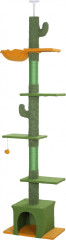 Kočičí škrabadlo, 230-275 cm | zelené č.1
