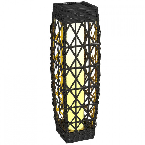 Ratanová solární lampa | šedá č.4