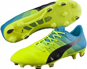 Kopačky Puma evoPOWER 1.3 FG 10352401 | Yellow | velikost 45 (US 11,5 / UK 10,5)