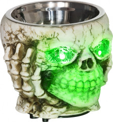 Halloweenská dekorace kostra | průměr 16 cm č.1
