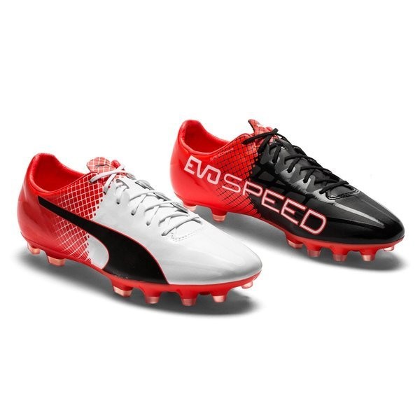 Puma Kopačky Puma evoSPEED SL-S II AG 10380601 | Whitte - black - red blast | velikost 46 (US 12 / UK 11)