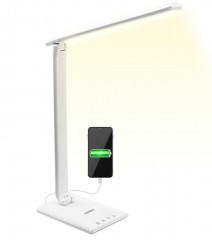 LED stolní lampa Cataleya | bílá č.1