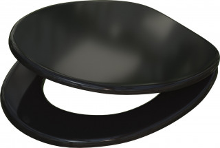 WC sedátko Black s tlumeným dovíráním č.1