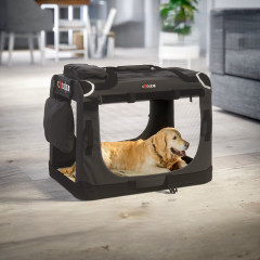 Přepravní box pro psy M 60x42x44cm | antracit č.1