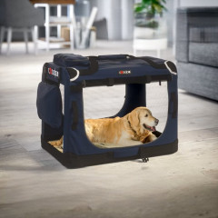 Přepravní box pro psy L 70x52x50cm | modrá č.1